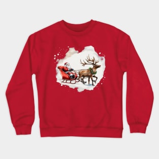 Christmas sleigh Crewneck Sweatshirt